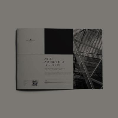 Aktio Architecture Portfolio A4 Landscape
