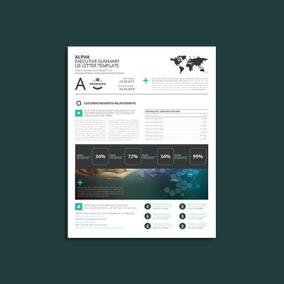 Alpha Executive Summary US Letter Template