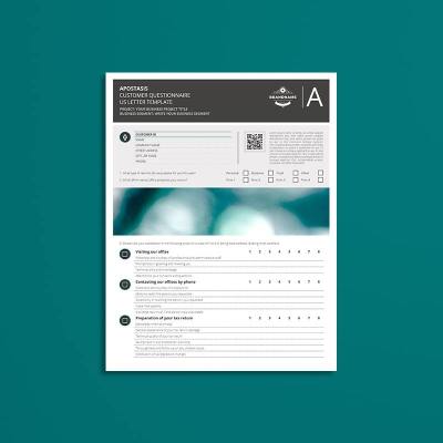 Apostasis Customer Questionnaire US Letter Template