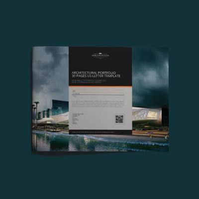 Architecture Portfolio 30 Pages US Letter Template