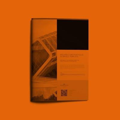 Architecture Portfolio A4 Bifold Template