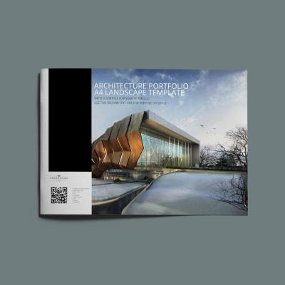 Architecture Portfolio A4 Landscape Template
