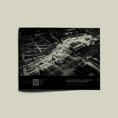 Architecture US Letter Landscape Portfolio