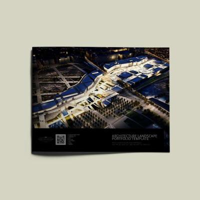 Architecture US Letter Landscape Portfolio