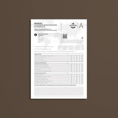 Basikon Customer Questionnaire A4 Template