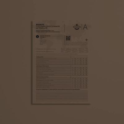 Basikon Customer Questionnaire A4 Template