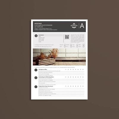 Apostasis Customer Questionnaire A4 Template