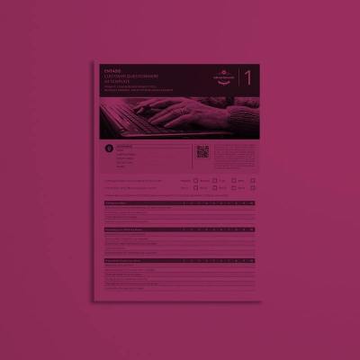 Entasis Customer Questionnaire A4 Template