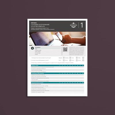 Entasis Customer Questionnaire US Letter Template