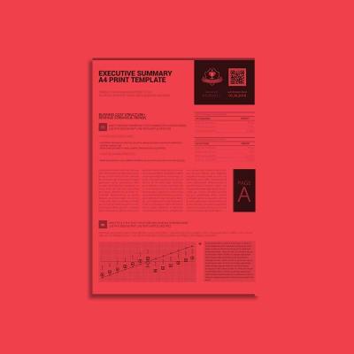 Executive Summary A4 Print Template