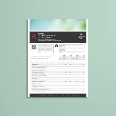 Genikon Customer Questionnaire US Letter Template