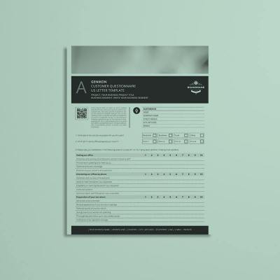 Genikon Customer Questionnaire US Letter Template