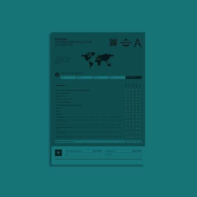 Karton HR Interview Evaluation A4 Template