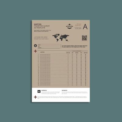 Karton Priorities Survey A4 Template