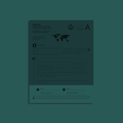 Karton Probation Notice US Letter Template
