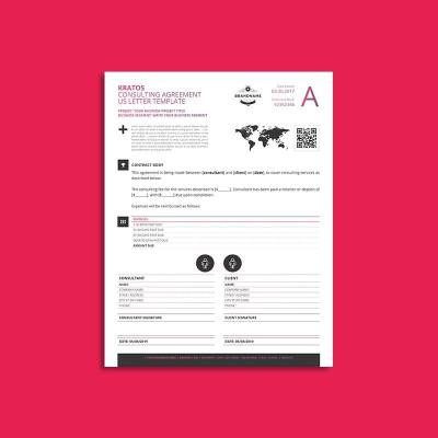 Kratos Consulting Agreement US Letter Template
