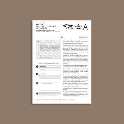 Kratos Exclusivity Contract A4 Template