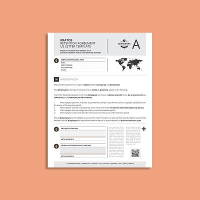 Kratos Retention Agreement US Letter Template