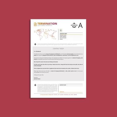 Octo Contract Termination A4 Template