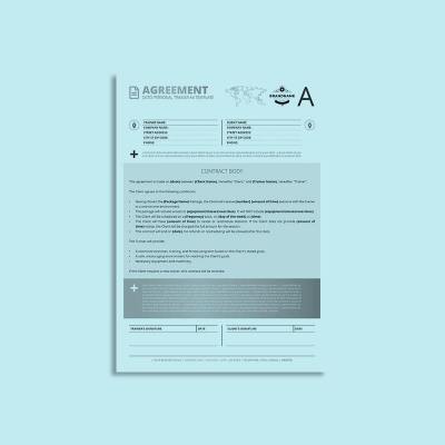 Octo Personal Trainer Agreement A4 Template