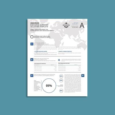 Omicron Executive Summary US Letter Template