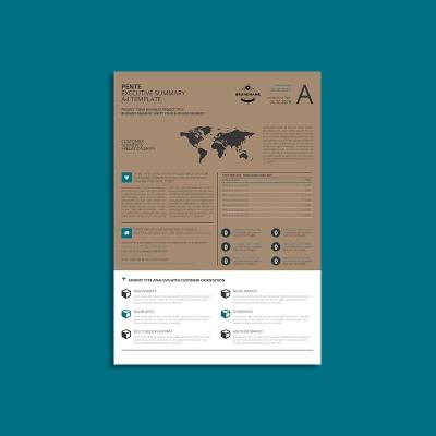 Pente Executive Summary A4 Template