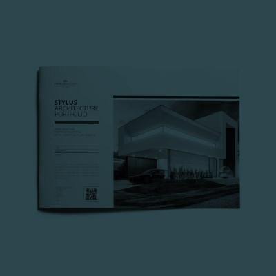 Stylus Architecture Portfolio A4 Landscape