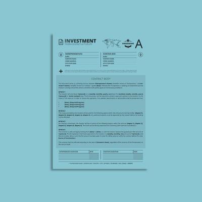 Tessera Investment Contract A4 Template