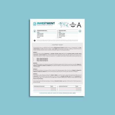 Tessera Investment Contract A4 Template