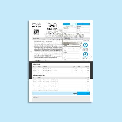 Biz Invoice Template US Letter