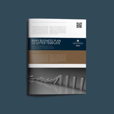 Brief Business Plan US Letter Template