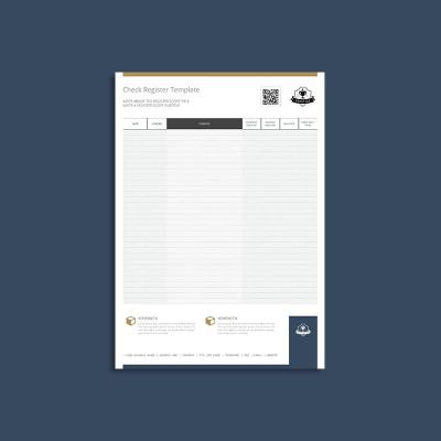 Check Register Template
