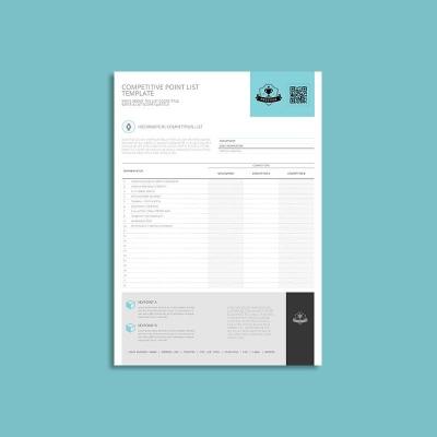 Competitive Point List Template