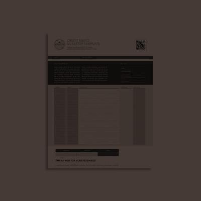 Credit Memo US Letter Template