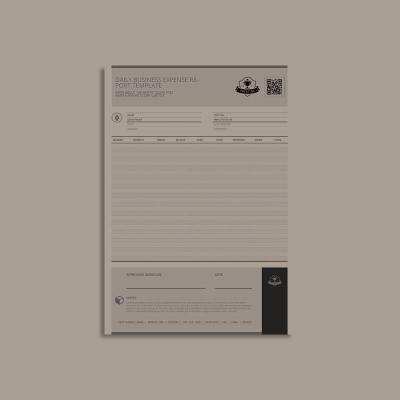 Daily Business Expense Report Template