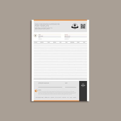 Daily Business Expense Report Template