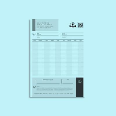 Daily Expense Report Template