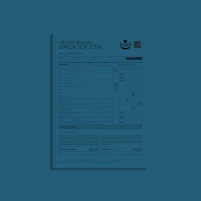 HR Interview Evaluation Form Template