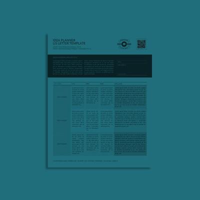 Idea Planner US Letter Template