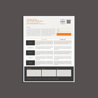 Lesson Plan US Letter Template