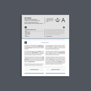 MS Word Volunteer Contract Form US Letter Template