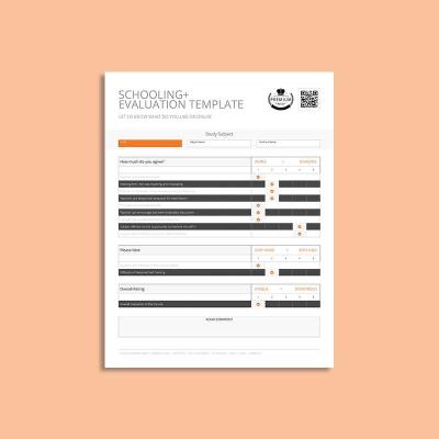 Schooling Evaluation Template US Letter