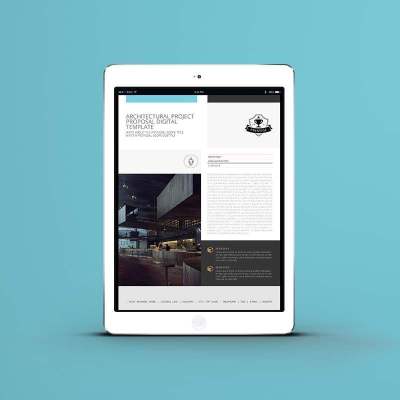 Architectural Project Proposal Digital Template