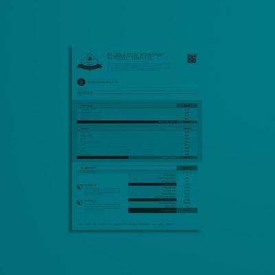 Billable Rates Worksheet A4 Format Template