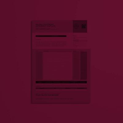 Billing Statement A4 Format Template