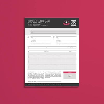 Business Finance Charge USL Format Template