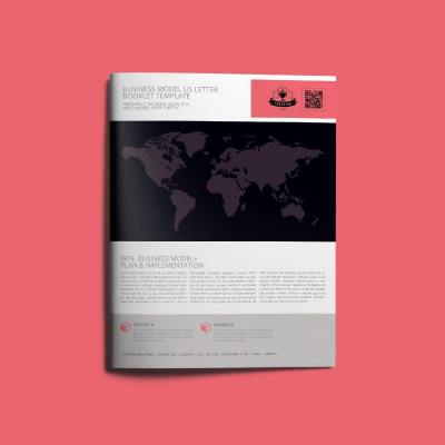 Business Model US Letter Booklet Template