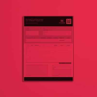 Business Order Form USL Format Template