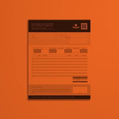 Business Sales Quote USL Format Template