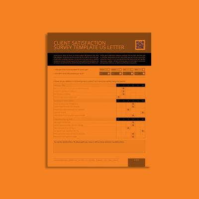 Client Satisfaction Survey Template US Letter